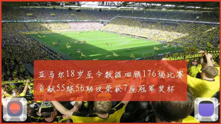 亚马尔18岁至今数据回顾176场比赛贡献55球56助攻荣获7座冠军奖杯